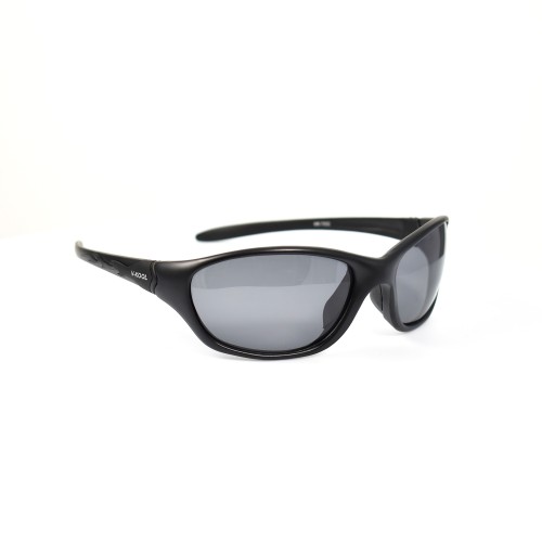 Vincent Black Sports Polarized Grey Lens Sunglasses